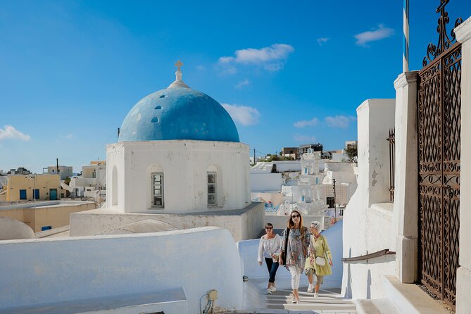 Santorini: 4hr Private First Impressions Tour - Kamari Black Sand Beach: A Quick Dip and a Reset