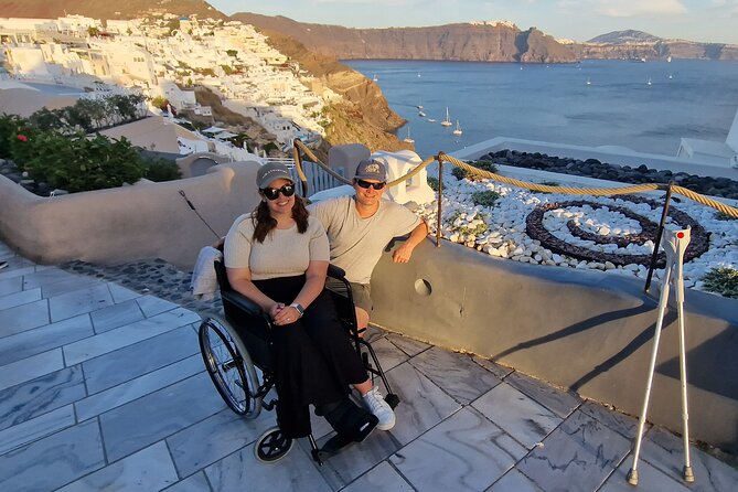 Santorini: 4hr Wheelchair Private Accessible Tour - Stop 1: Profitis Ilias Monastery for big views without the climb