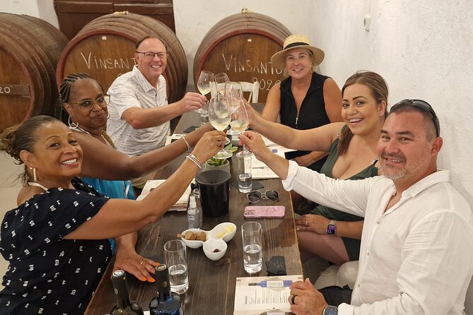 Santorini: 4hrs Small Group Wine Tasting Tour with Local Bites - Domaine Sigalas: natural surroundings and another tasting angle