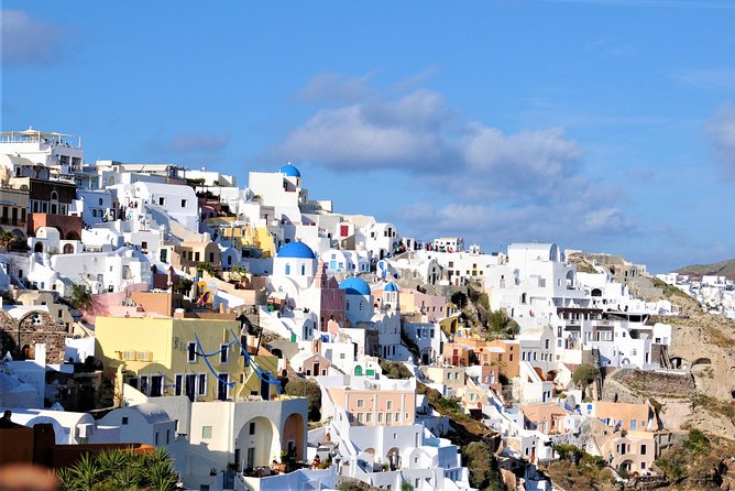 Santorini 5 Hour Private Oia Tour & Lunch/Dinner at a Local Farm - Who should book this Oia plus farm plus winery tour