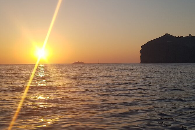 Santorini 5 - Hours Private Day Or Sunset Cruise with Bbq and Drinks - Price and value: $905 for up to four people