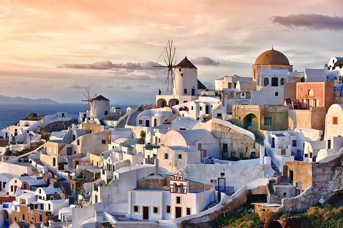 Santorini: 6hr Private Tour with Olive Oil, Beer or Wine Tasting - Stop 1: Profitis Ilias Monastery for the island-wide view