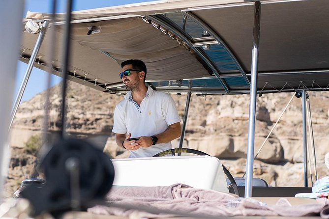 Santorini All-inclusive Catamaran Cruise with Thirassia Stop - Caldera photo stops that feel like postcard shortcuts
