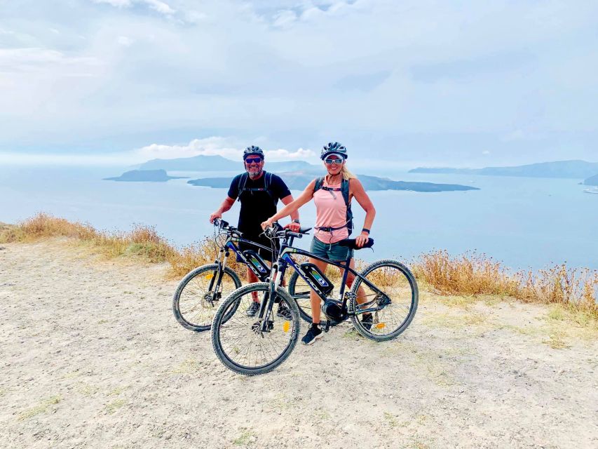 Santorini: Around the Island by Electric Bike - Returning Through Vineyards and Under Emporio Windmills