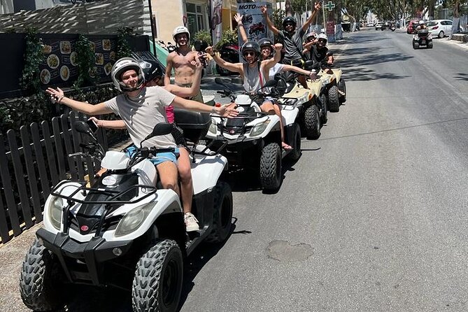 Santorini ATV Highlights Tour: Oia, Viewpoints & Volcanic Beaches - Oia First Stop: Whitewashed Charm With Photo Power