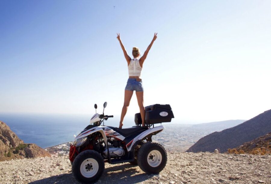 Santorini: ATV-Quad Experience - Why this ATV-quad route works so well in Santorini