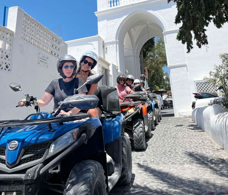 Santorini: ATV-Quad Experience - Emporio and the Venetian Castle area, with driving plus a walking thread