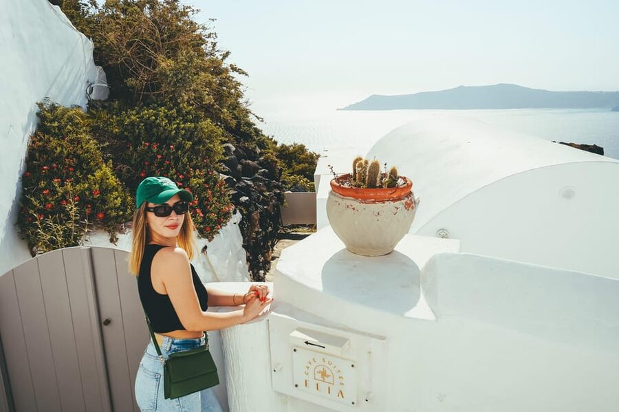 Santorini Best of Custom Tour with Local Guide & Pick-Up - Red Beach photo stop: quick, iconic, and very Instagram-friendly
