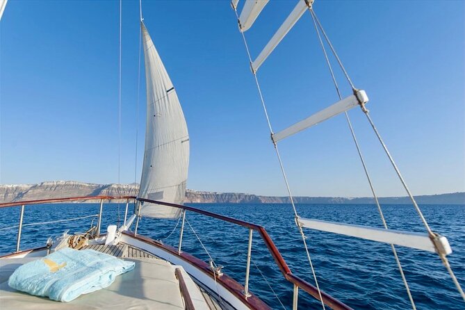 Santorini Caldera Day Traditional Cruise with Meal and Drinks - Red Beach, White Beach, and the Akrotiri Lighthouse Views