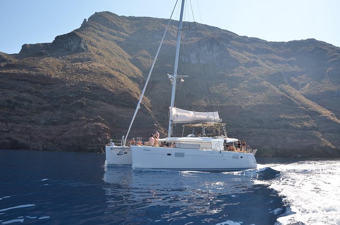Santorini Caldera Gold Day Cruise with BBQ on board and Open Bar - A 5-hour caldera cruise that packs in the real Santorini sights