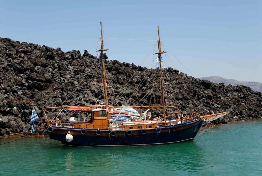 Santorini Caldera: Sunset Cruise with Dinner - What to pack so you are comfortable at sea and after sunset