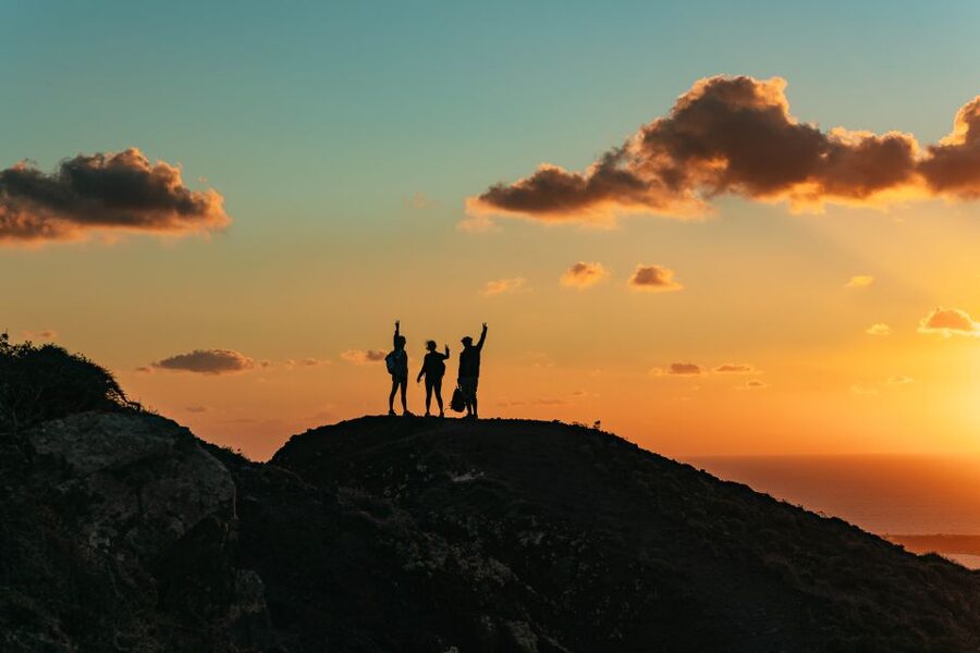 Santorini: Caldera Trail Guided Hike and Sunset Viewing - Prophet Elias chapels picnic: fuel that actually helps