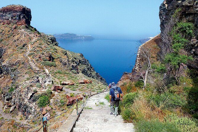 Santorini Caldera Walk Hiking Experience Fira-Oia - Picking up in Fira, then following a mix of paved and dirt trails