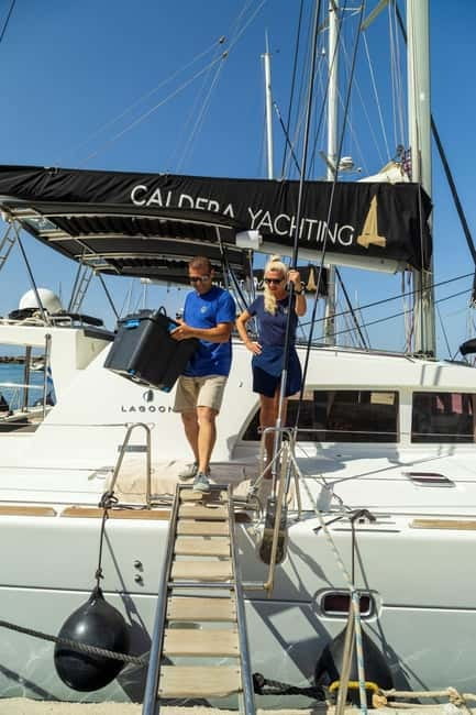 Santorini: Catamaran Cruise with Fresh Meal & Open Bar - A Five-Hour Catamaran Day That Feels Like a Santorini Sampler