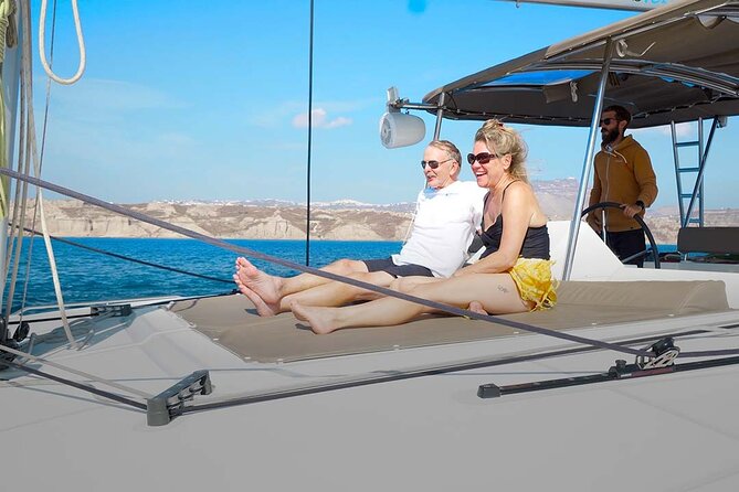 Santorini Catamaran Cruise with Greek Meal, Open-Bar and Sunset - Oia and Ammoudi From the Water: The Luxury Options Are About Sight, Not Town Walks