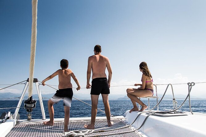 Santorini Catamaran Cruise: with Lunch, BBQ, Open Bar, Transfers - Volcano Hot Springs: Sulfur-Rich Water for About an Hour