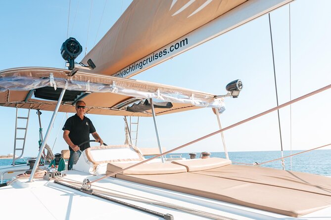 Santorini Catamaran Cruise: with Lunch, BBQ, Open Bar, Transfers - Food, Drinks, and the Crew That Keeps the Day Feeling Effortless
