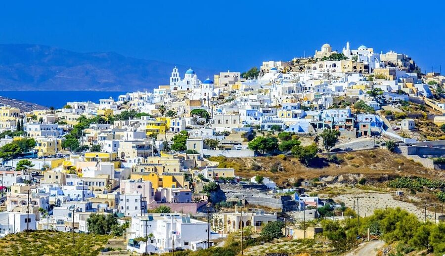 Santorini Cultural Villages and Akrotiri Ruins Private Tour - First Stop: How the Private Pickup Works in Thera