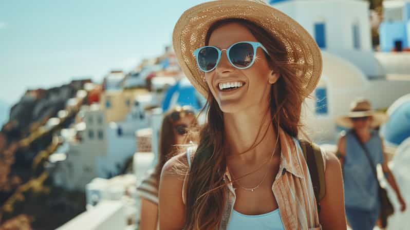 Santorini: Culture & Highlight Tour with Wine Tasting - Oia Free Time: Use It for Lunch, Browsing, or the Clifftop Walk