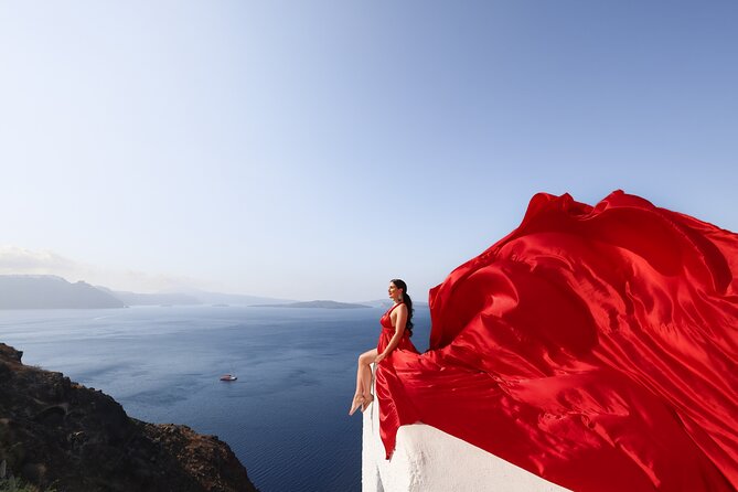 Santorini Flying Dress Photography - Oia Photo Stops: The Mini Sightseeing Part (and what to watch for)