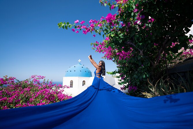 Santorini: Flying Dress Photoshoot - Getting There and What to Bring From Your Packing List