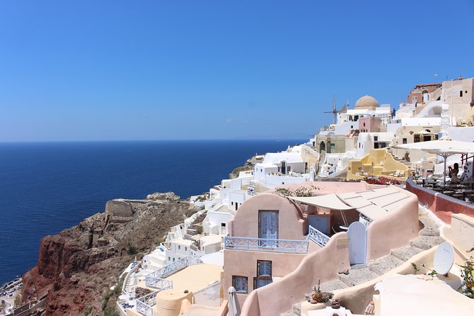Santorini Full Day Tour - Pyrgos and the Venetian Castle: calmer streets than Oia