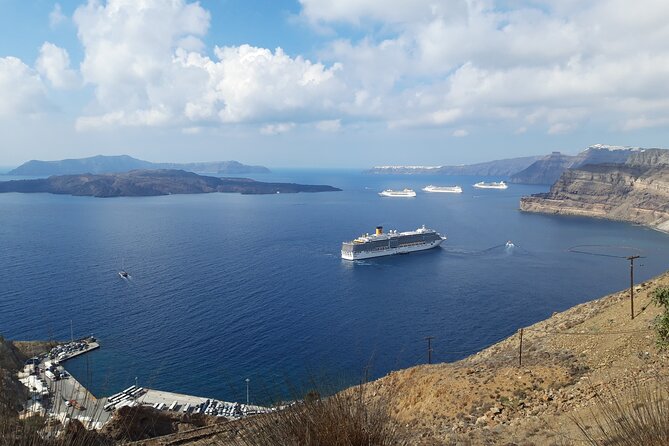 Santorini Full Day Trip by Santo Luxury Escape - Starting at the Santorini Cable Car, then doing the island in order