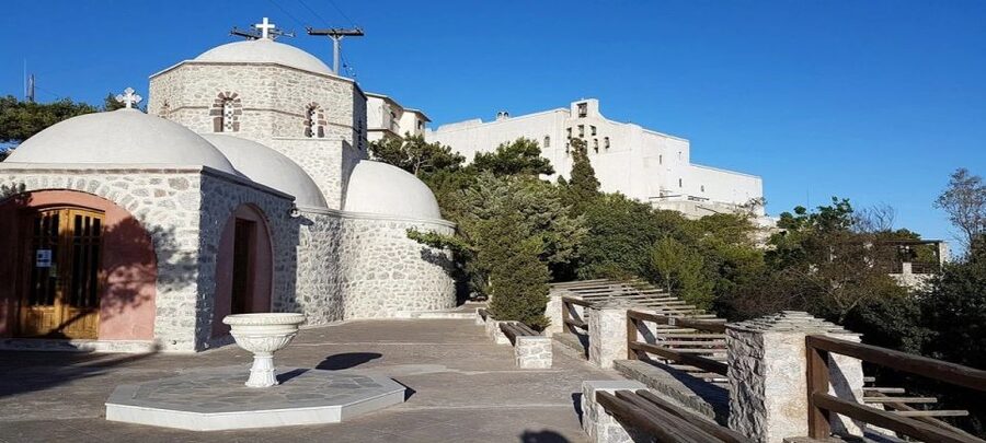 Santorini: Guided Island Day Trip with Beach Visit - Prophet Elias Monastery: the high start you actually remember