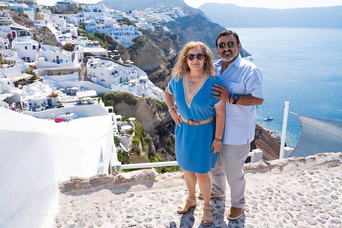 Santorini Highlights Private Tour 6 hours, pick up/ drop included - Stop 6: Perivolos Beach for black-sand views and optional swim