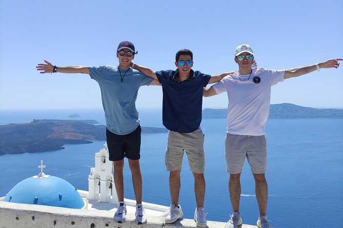 Santorini Highlights Private Tour - Perivolos Beach: The Best Place to Slow Down and Swim for an Hour