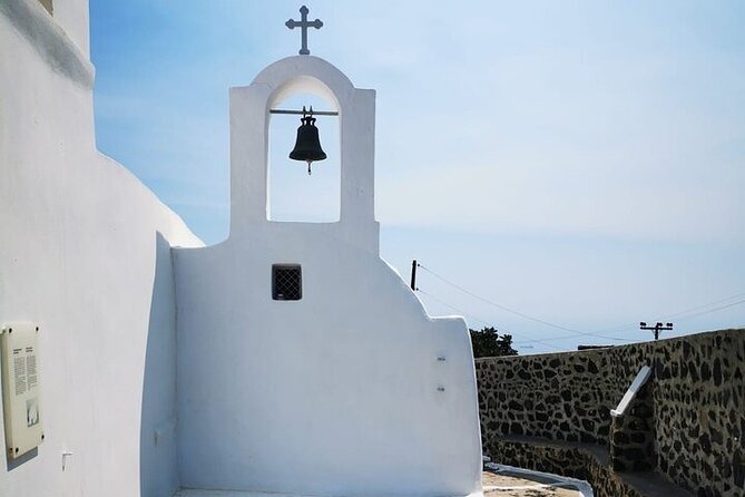 Santorini Highlights Tour 5 Hour - Profitis Ilias monastery viewpoint: the 567-meter perspective over patchwork fields