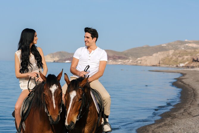 Santorini: Horse Riding to the Black Sandy Beach (Eros beach) - Key things I’d plan around
