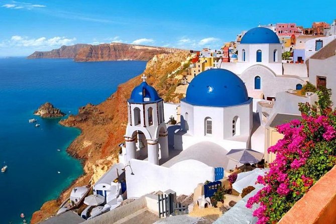 Santorini Island Private Custom Tour in Half or Full Day - Red Beach and Perissa black sand: pick your beach vibe