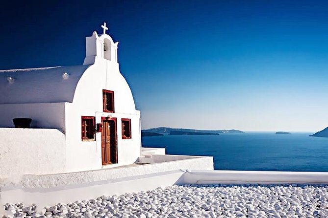Santorini Island Private Custom Tour in Half or Full Day - Firostefani and the Three Bells of Fira: classic blue-dome views first