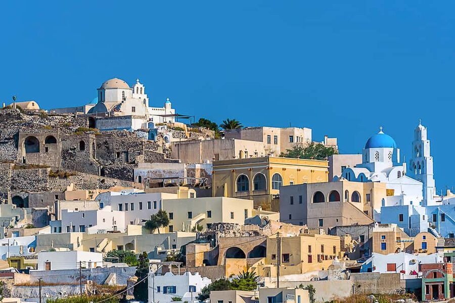 Santorini: Island Tour for Cruise Travelers - Cable car connection, then the village loop