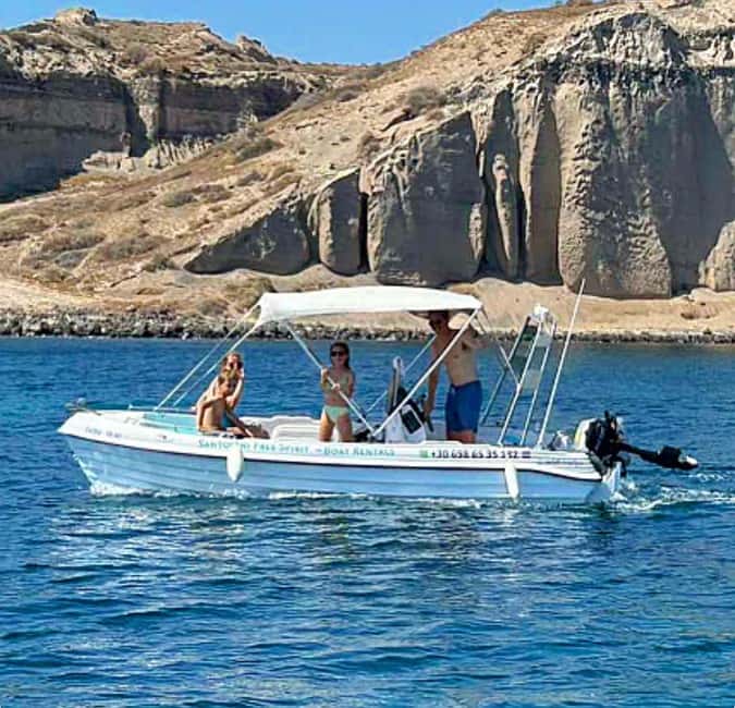 Santorini: License-Free Boat Rental with Snorkeling Gear - Key takeaways before you go