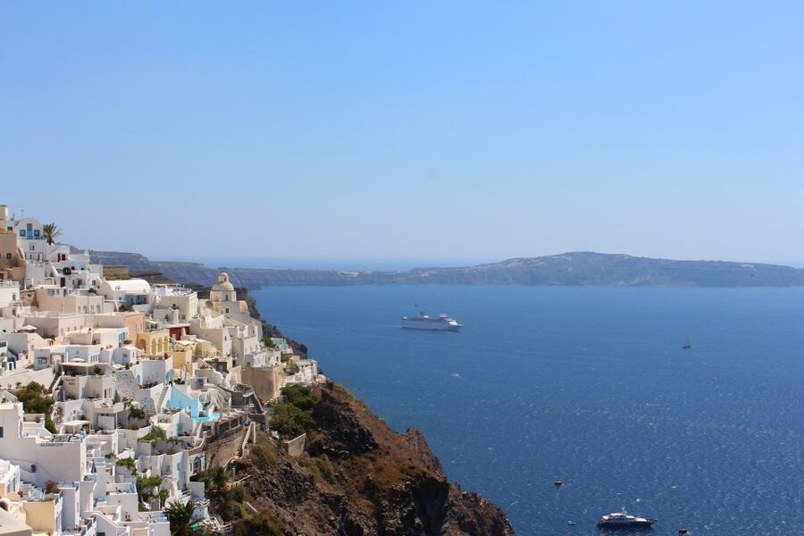 Santorini: Mesa Gonia, Pyrgos and Oia Tour - Mesa Gonia Ghost Village, where the 1956 earthquake still shapes the walk