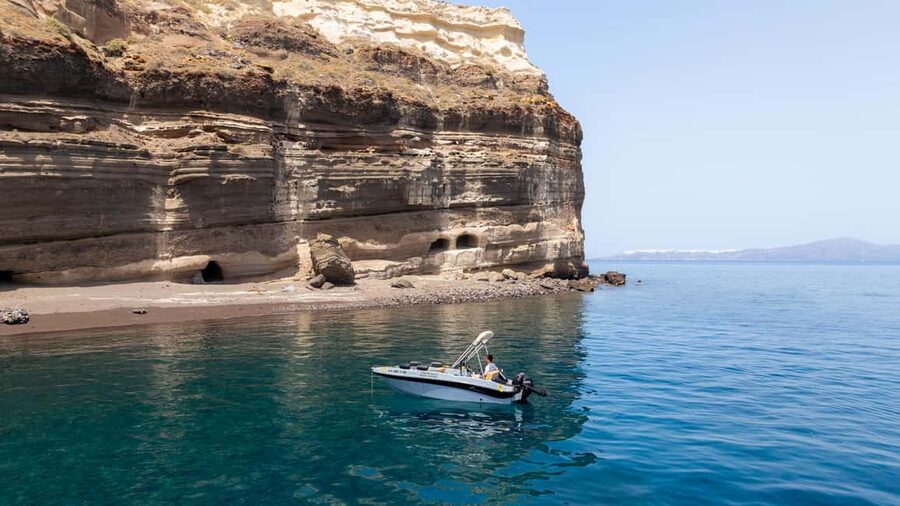 Santorini: Motor Boat Full-Day or 5-Hour Rental - Thirasia Lunch With a View: A Hop-Off Break That Feels Local