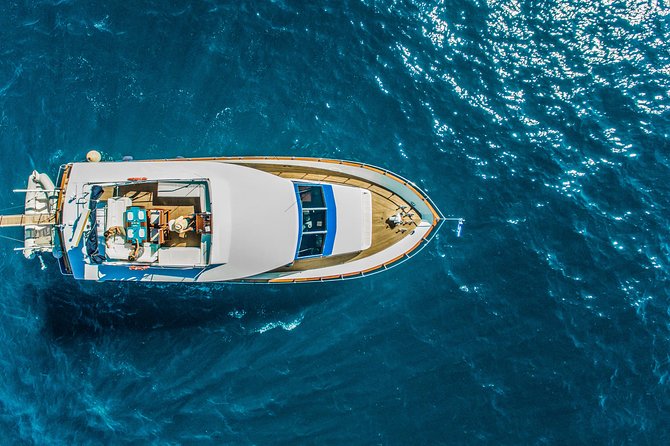 Santorini: Motor Yacht Day Cruise with 5-Course Lunch - Price and value: what you are really paying for
