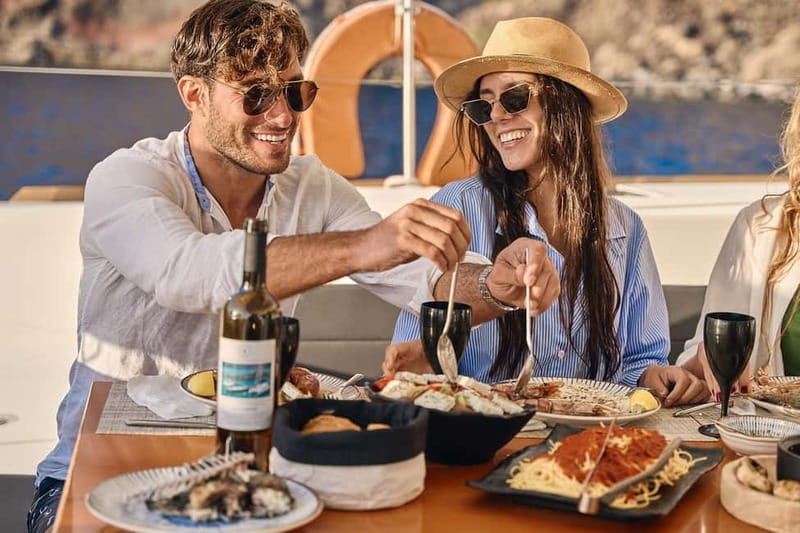 Santorini Oia: Caldera Day Cruise with Snacks & Drinks - Weather and Packing: The Wind Factor You Should Respect