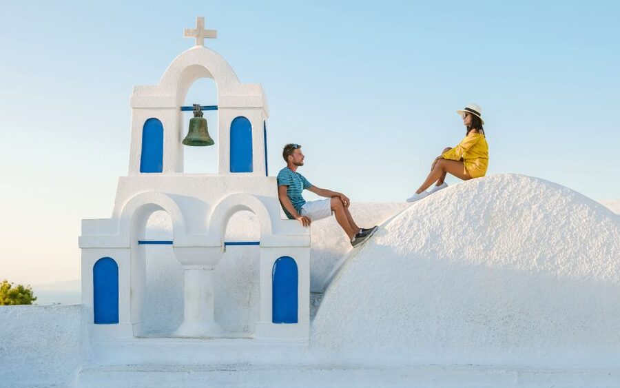 Santorini: Oia Village Professional Photo Shoot - Getting there: the Fira bus stop loop