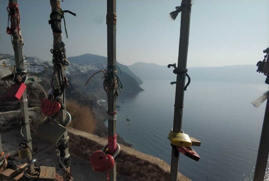 Santorini Panoramic Firostefani & Oia Blue Dome Private Tour - Cliffside winery finale, with a sunset-friendly payoff