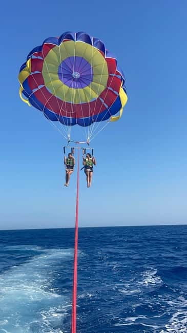 Santorini: Parasailing ExperiencePerissa,Perivolos,St.George - From Voucher to Harness: How the Santorini Water Sports Flow Works