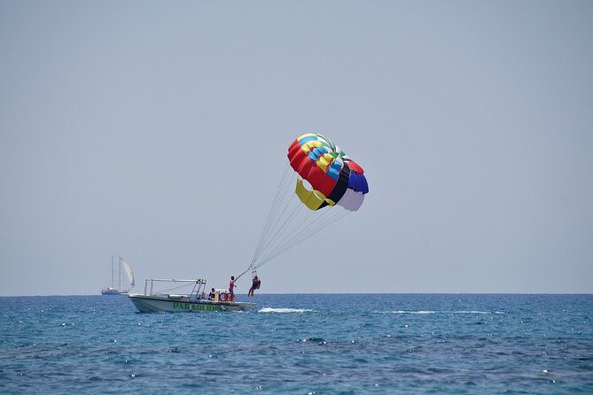 Santorini: Parasailing Flight Experience at Black Beach - Getting to Extreme Watersports at Perivolos (Black Beach area)