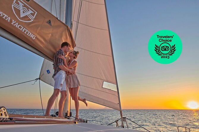 Santorini Platinum Catamaran Cruise with Meal, BBQ and Open Bar - White Beach to Sailing Break: Quick Stops, Big Views