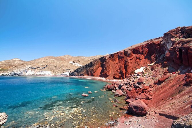 Santorini Popular Destinations - Red Beach and Perivolos: Color, Short Walks, and Swim Options