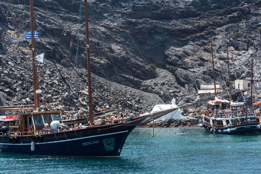 Santorini Port: Cruise to Volcano, Hot Springs & Thirassia - Thirassia time: free wandering on the quieter side of the caldera