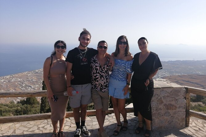 Santorini Private 5-Hour Tour with Local Guide & Sunset in Oia - Stop 3: Profitis Ilias Monastery for the island’s big view