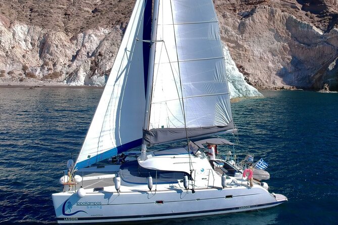 Santorini: Private All-In Catamaran Cruise (Food&Drinks) - Deck rules that keep the fun going (and prevent slips)