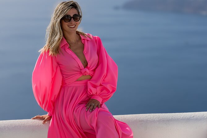 Santorini Private Casual Photoshoot in Oia and Imerovigli - Stop 2 at Anastasis Church: adding depth to your gallery